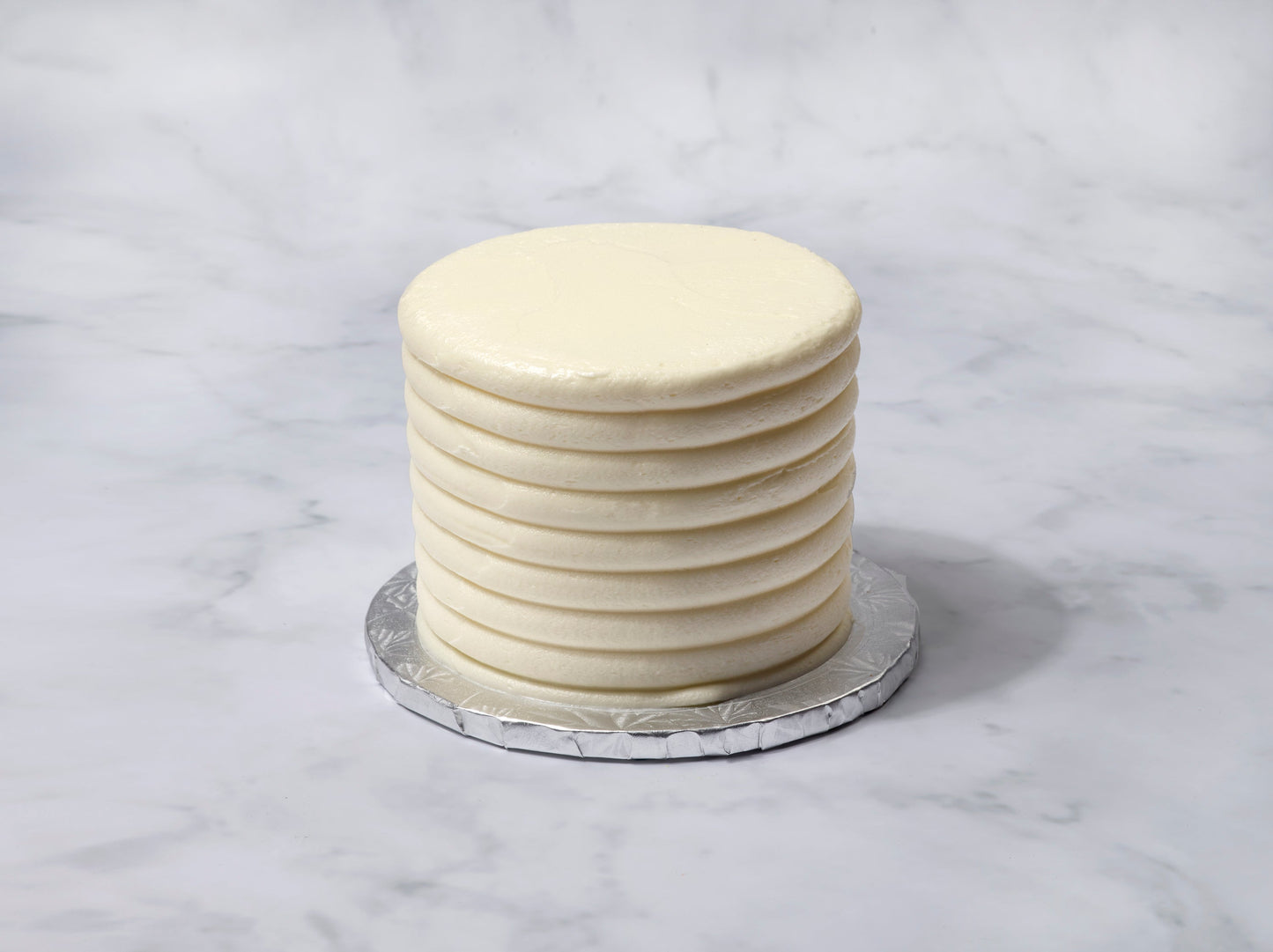 thick striped textured cake