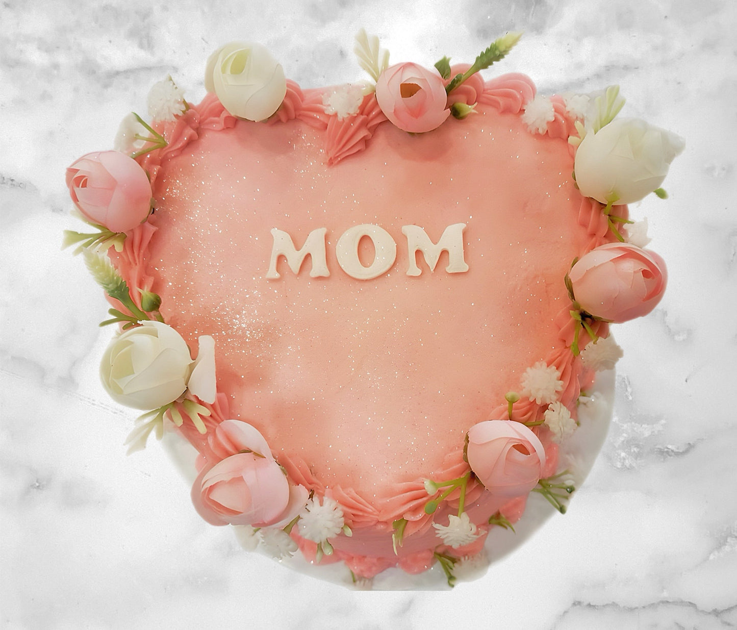 Blush and Bloom Mother's Day cake