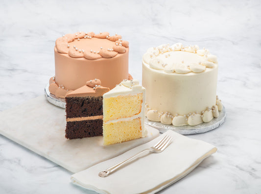 Gluten Free Vanilla & Chocolate Cake