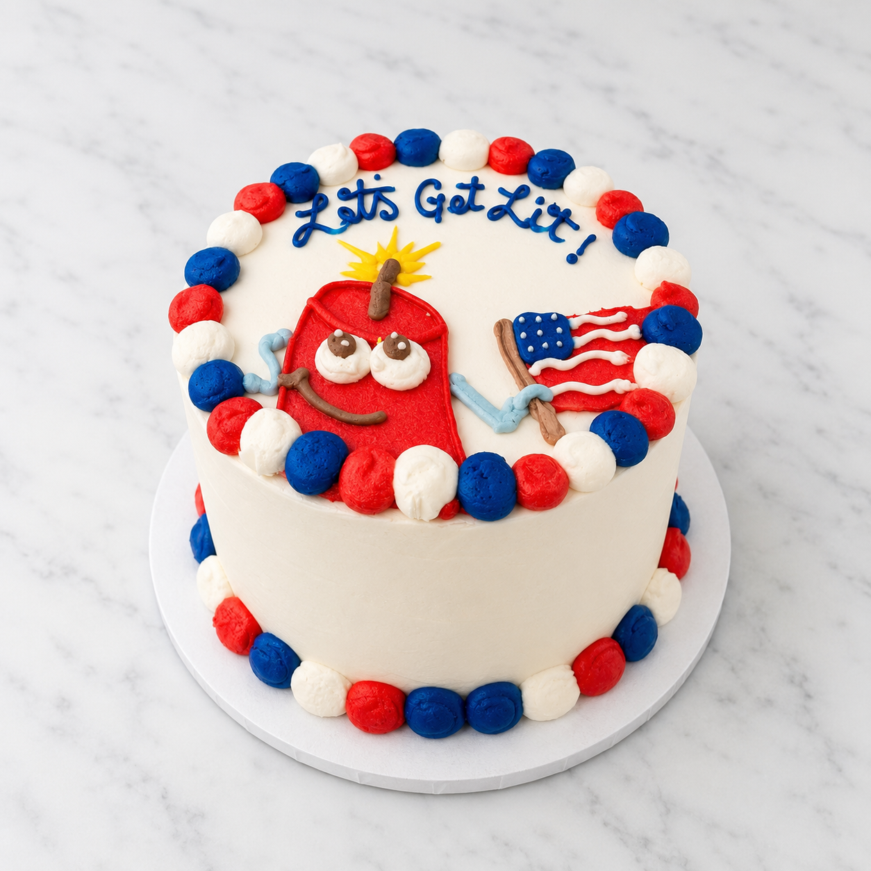 Let's Get Lit Cake