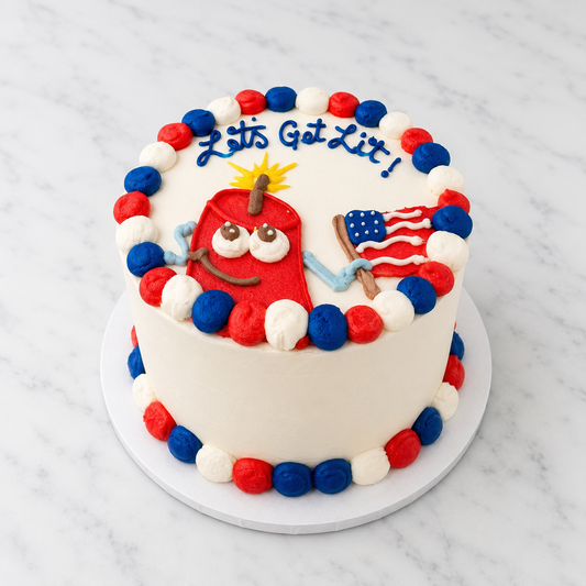 Let's Get Lit Cake