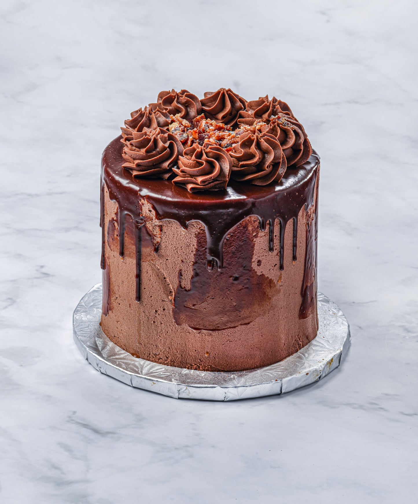 Bourbon bacon chocolate cake