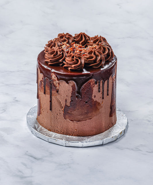 Bourbon bacon chocolate cake