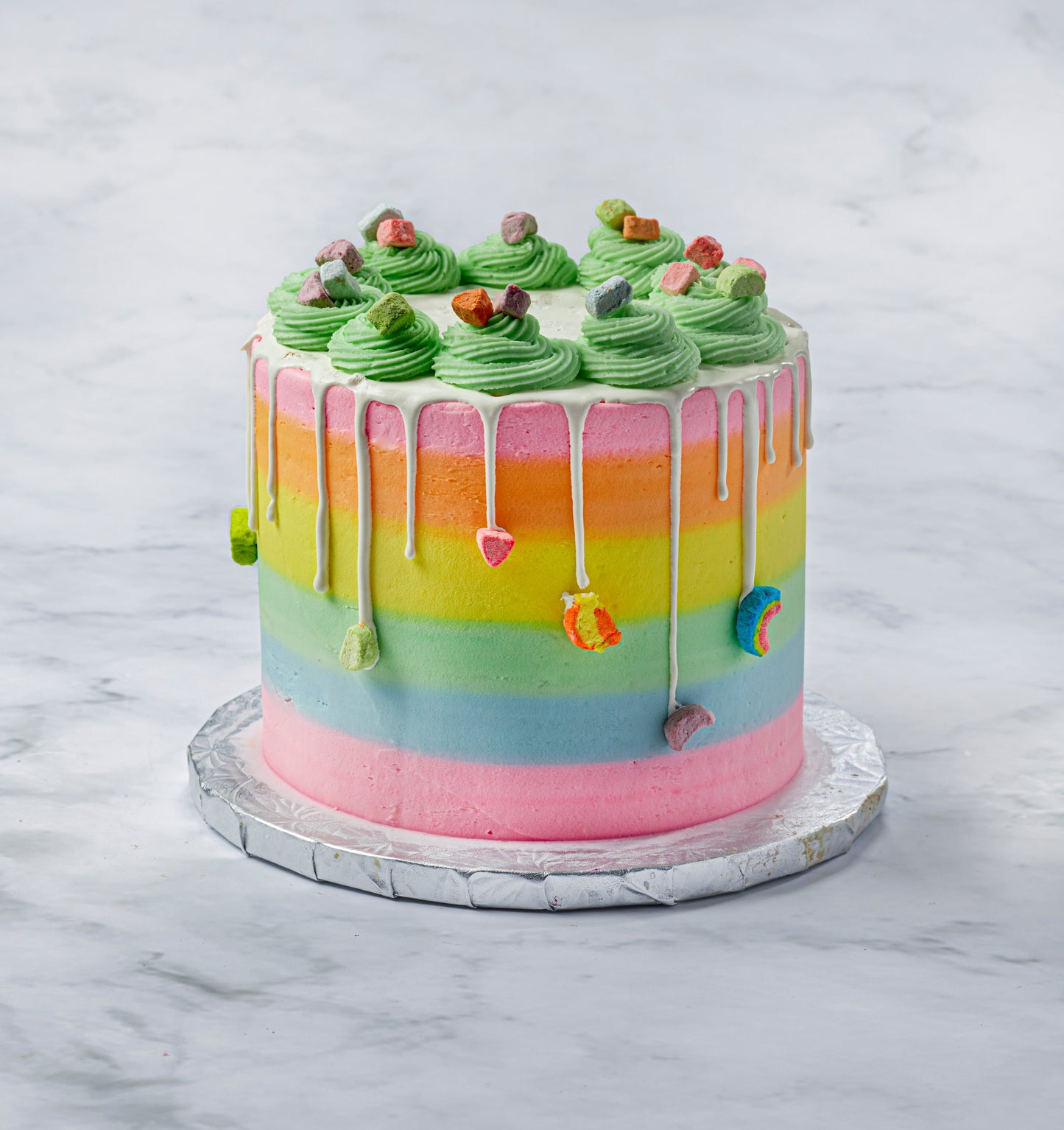 Three layer St. Patrick’s surprise cake