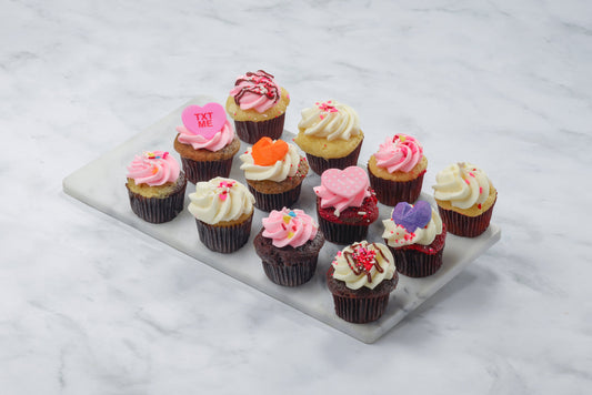 valentine's 12 cupcake box
