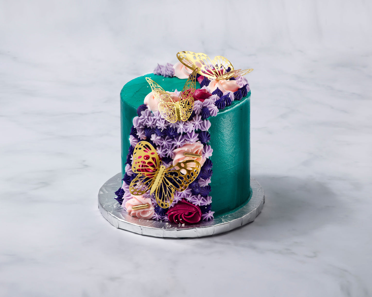 Magical butterflies cake