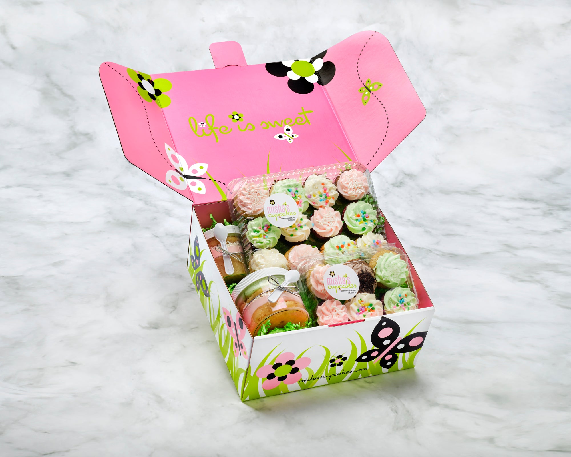 Treat Your Teacher - Box of 4 Cupcakes | Order Online | Oh My Cake!