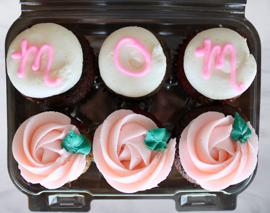 Mother's Day 6 pack cupcake box