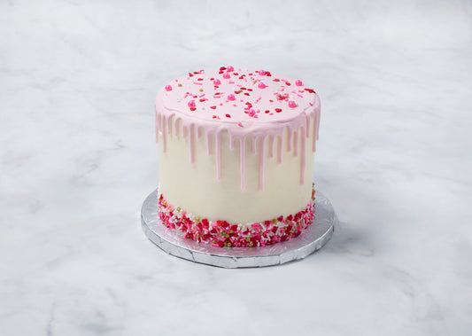 Valentines Drip Cake