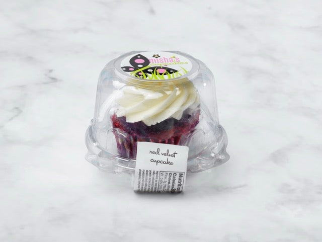 Individually packaged regular size cupcake