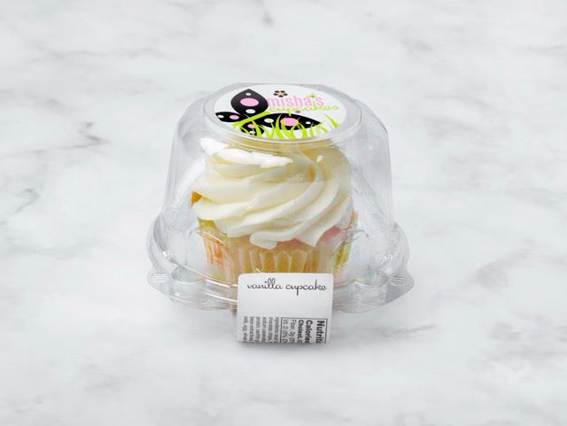 Individually packaged regular size cupcake