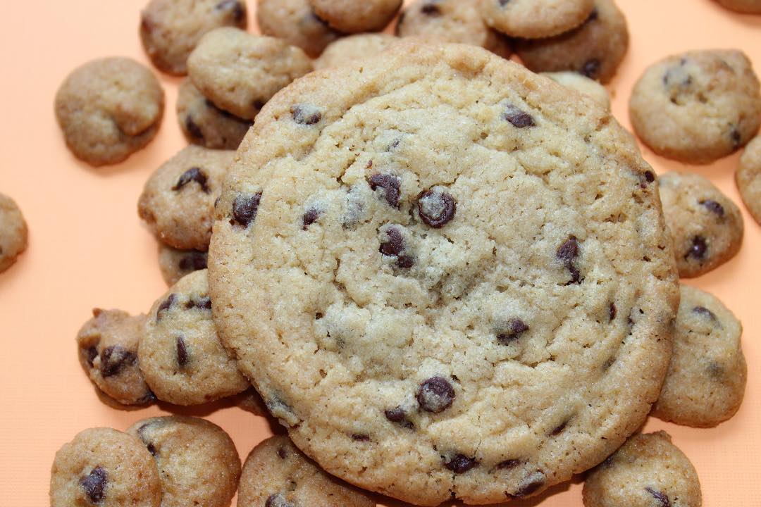 mini chocolate chip cookies