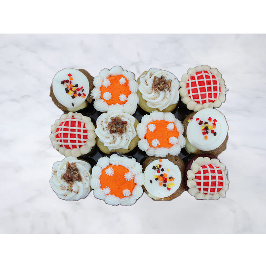 Sweet as Pie Thanksgiving 12 Mini or Regular Size Cupcakes Box