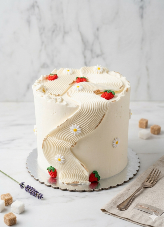 Strawberry fields cake