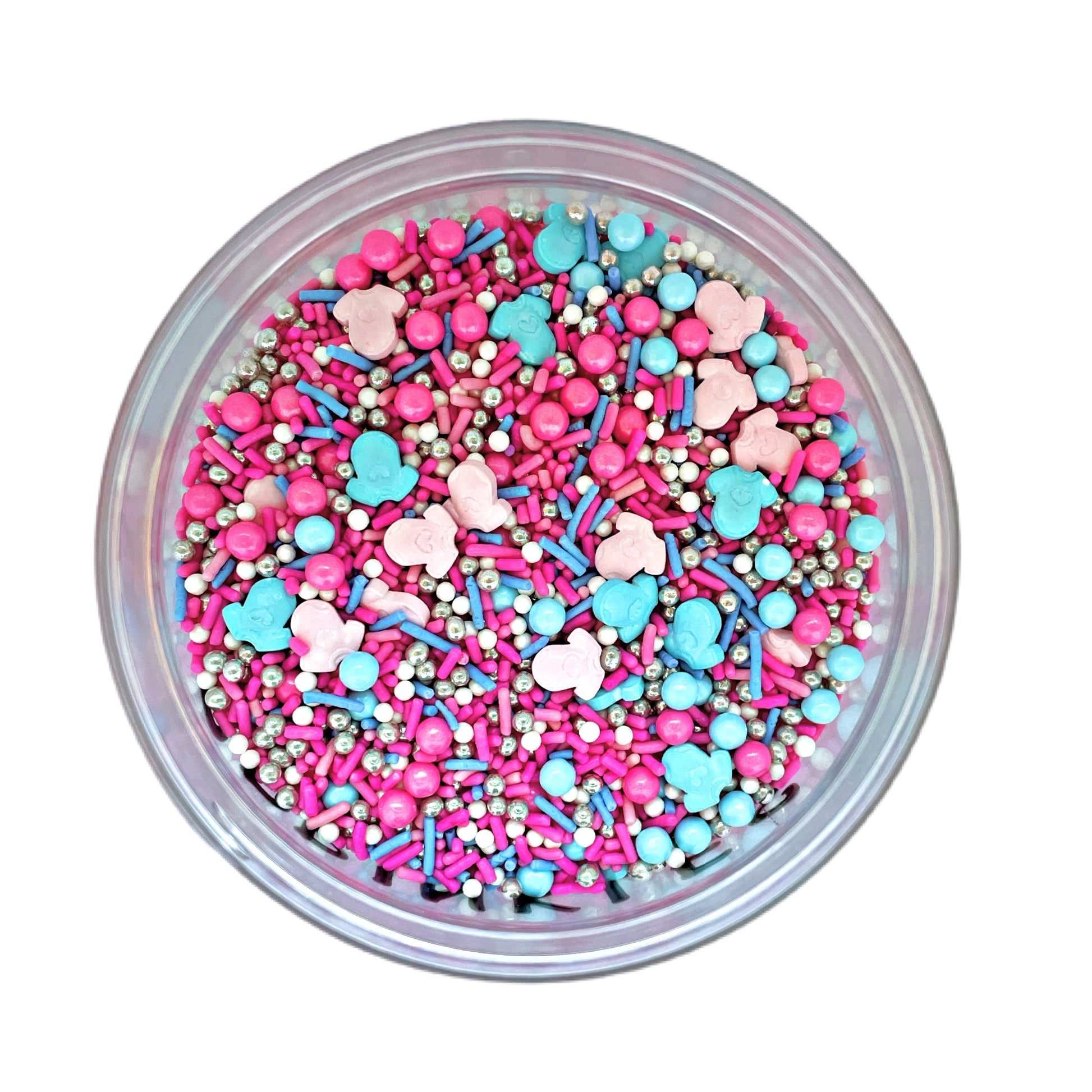 Gender Reveal Glitter Sugar Sprinkles Mix