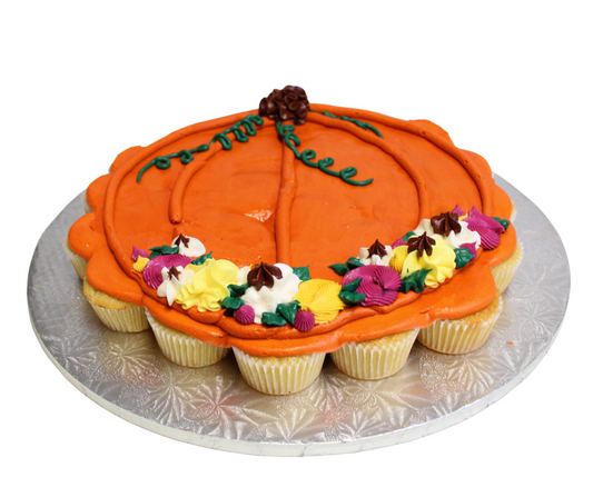 Pumpkin Cupcake Cake